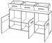 Комод 3D3S Соло 0